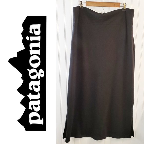 Patagonia Dresses & Skirts - Patagonia Black Serenity Maxi Skirt